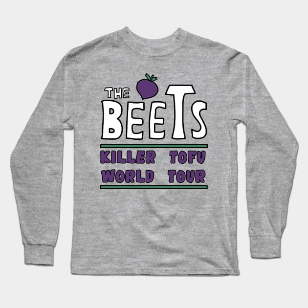 THE BEETS // Killer Tofu Tour Long Sleeve T-Shirt by darklordpug